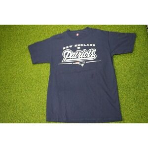 VF Imagewear‎ New England Patriots Football NFL Shirt Mens Medium Blue Cotton